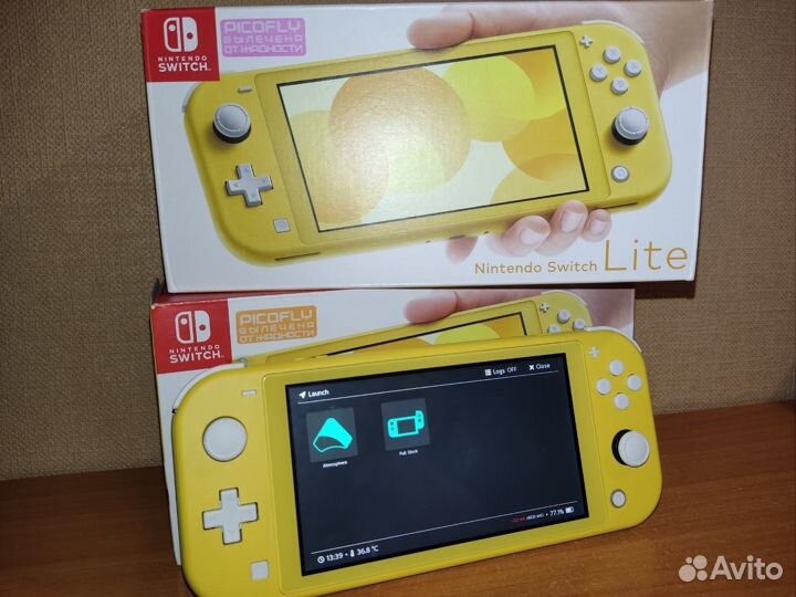 Новая Nintendo switch lite прошитая picofly