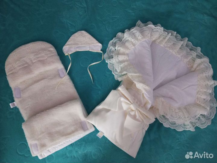 Конверт на выписку зимний для девочки