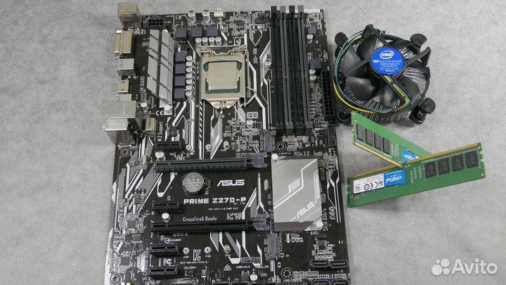 Комплект Asus Prime Z270-P+Celeron 3930+DDR4 2X4гб