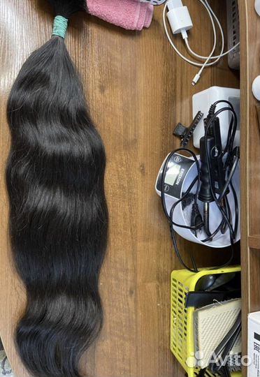 Волосы для наращивания темные 70 см