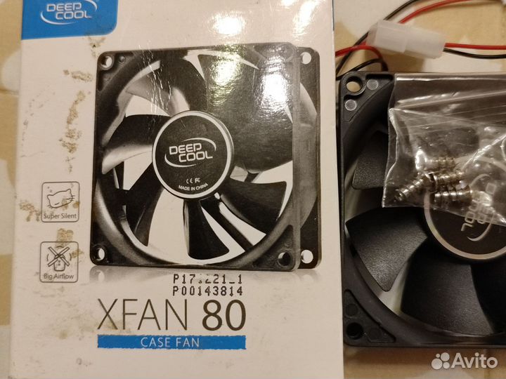 Кулер процеccорный(вентилятор) Deepcool xfan 80