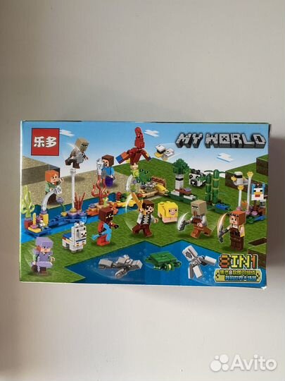 Конструктор Майнкафт Алекс с дельфином