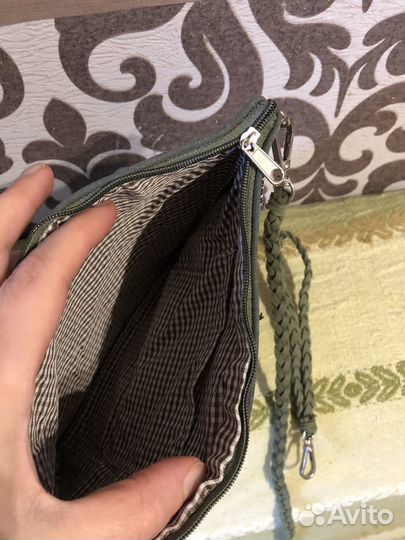 Женская сумочка на лето, зеленая