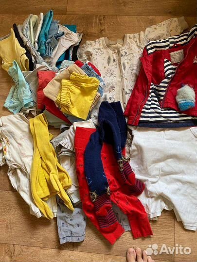 Вещи пакетом, игрушки, обувь, разное