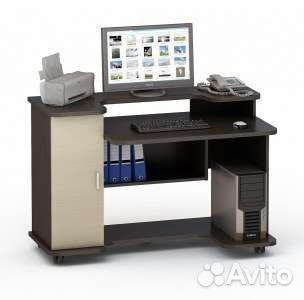 Компьютерный стол, тумба, полочка