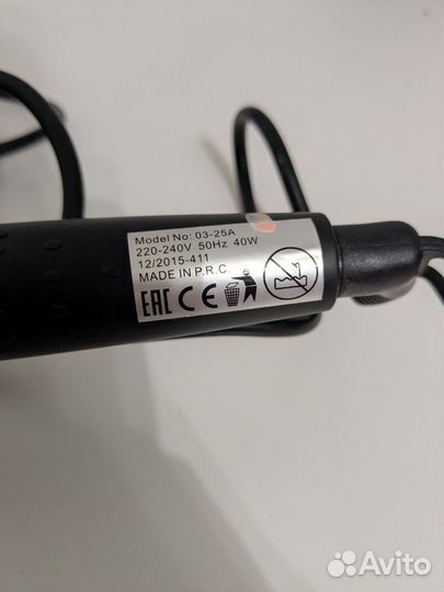 Плойка для волос dewal 25 mm