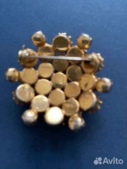 Винтажная брошь Яблонекс Чехословакия