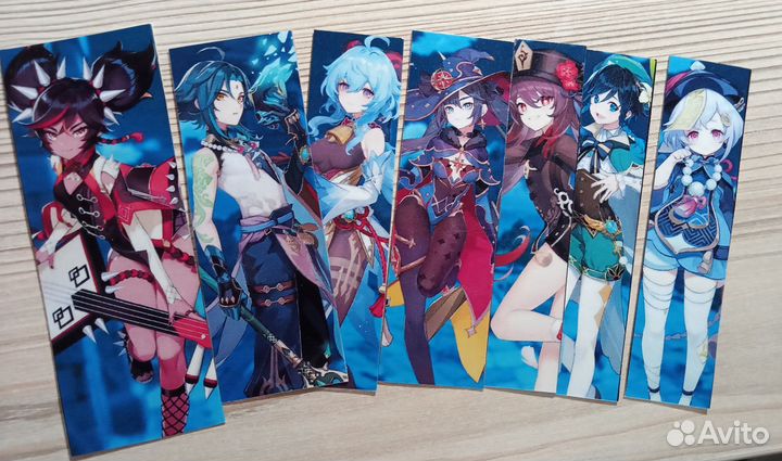 Подарочный бокс аниме, геншин, хонкай стар рейл