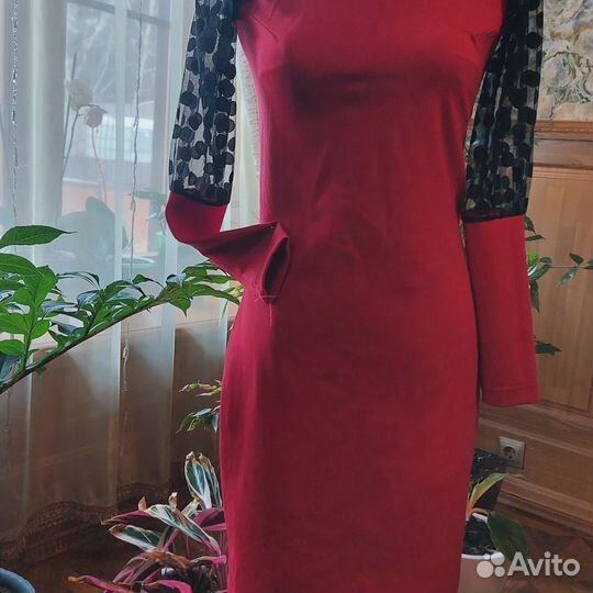 Платье из трикотажа