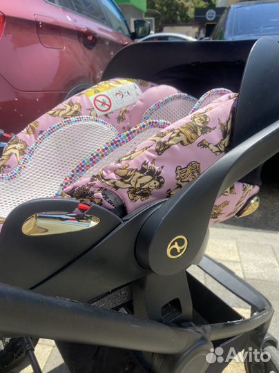 Автолюлька cybex cloud q с базой isofix
