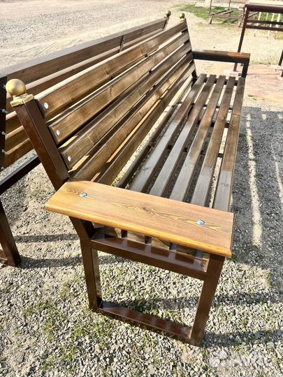 Скамейка в стиле лофт