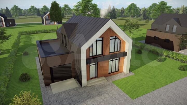 Коттедж 287,5 м² на участке 15 сот.