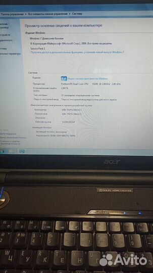 Ноутбук acer