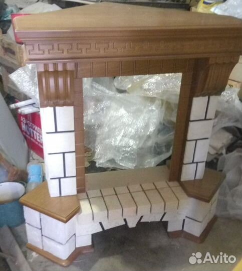 Портал для камина угловой. Новый. Торг