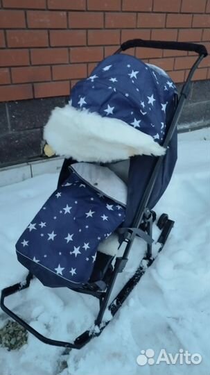 Коляска санки