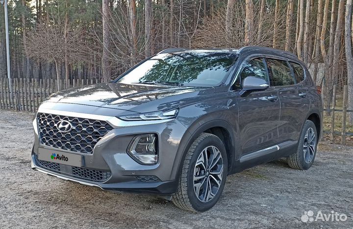 Hyundai Santa Fe 2.2 AT, 2019, 37 611 км