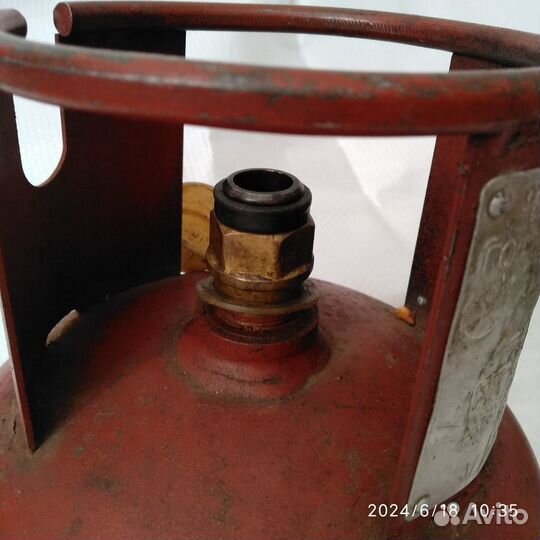 Газовый баллон бытовой 5л. Пропан-бутан