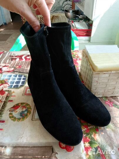 Ботинки замша 39р