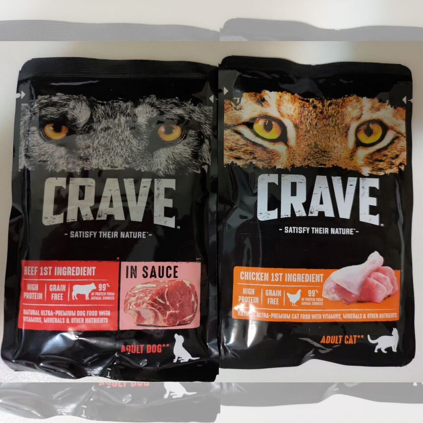 Корм для собак и кошек crave (влажный)