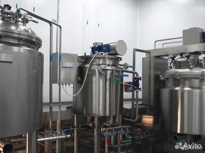 Реактор для производства косметики шампуней кремов