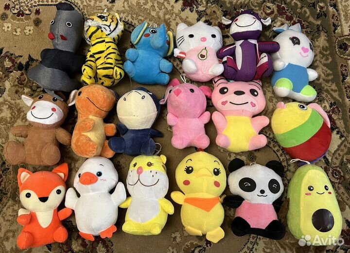 Мягкие игрушки пакетом