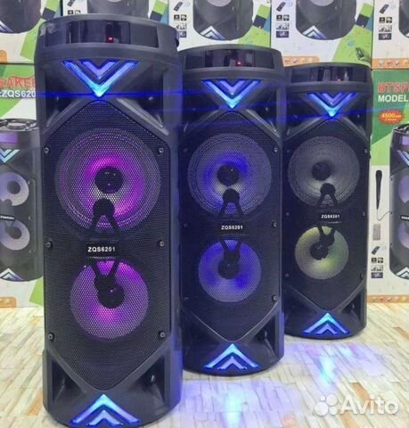 Большая блютуз Колонка ZQS-6201