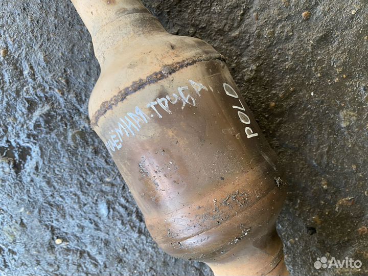 Труба приёмная volkswagen polo седан 2019