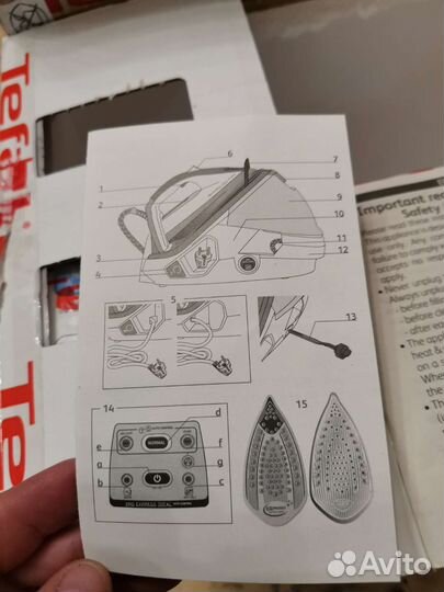 Утюг с парогенератором Tefal