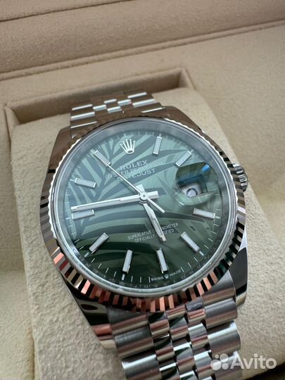 Rolex Datejust 36 green palma