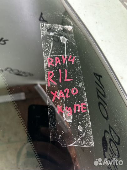 Форточка задняя левая купе toyota rav 4 xa20