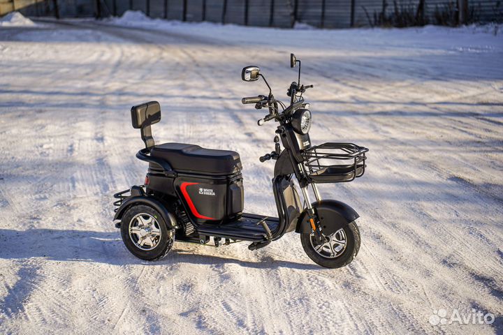 Электротрицикл white siberia sibtrike L 2000W