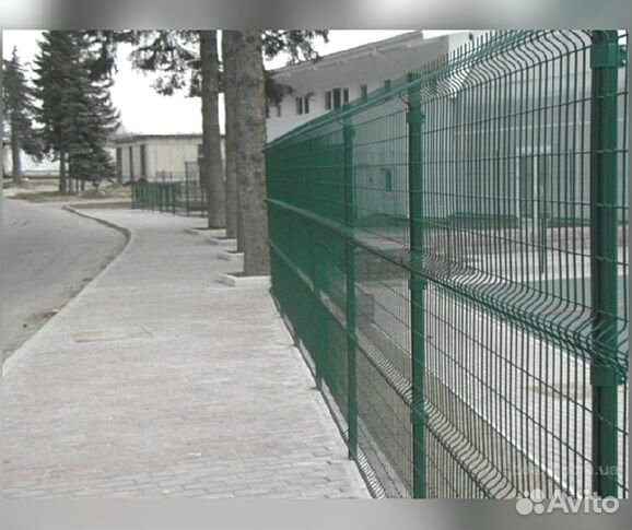 Забор из 3д сетки