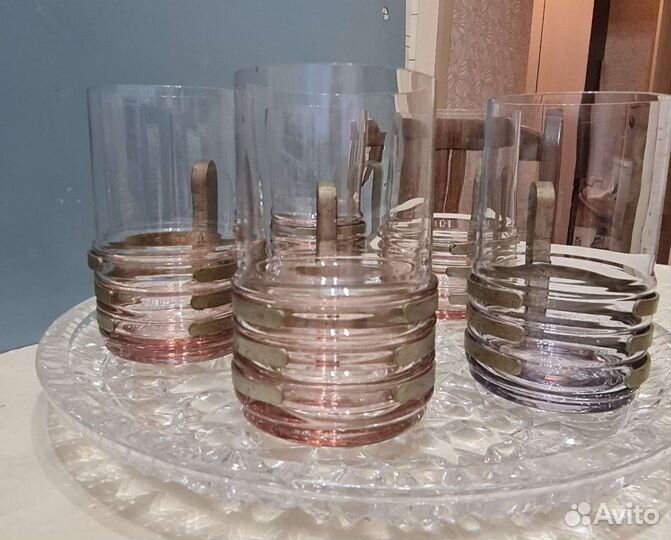 Волнистые стаканы СССР. Винтажные