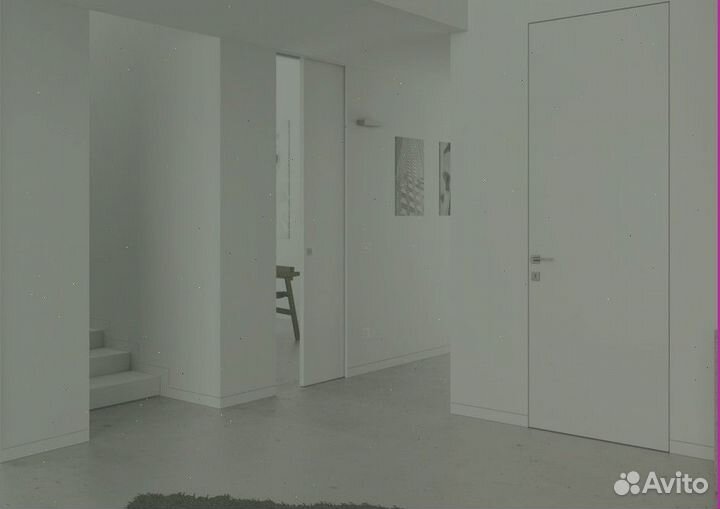 Дверь скрытая межкомнатная кромка ABS толщина полотна 56 мм 2000х900