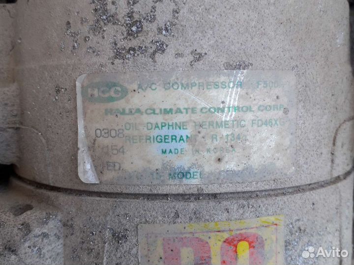 Компрессор кондиционера хендай акцент