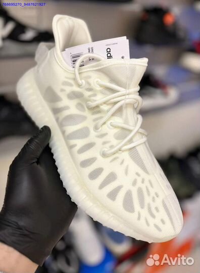 Кроссовки Adidas Yeezy white (Арт.38447)