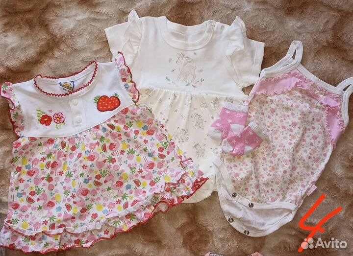 Вещи новые и б/у комбинезоны Боди слипы