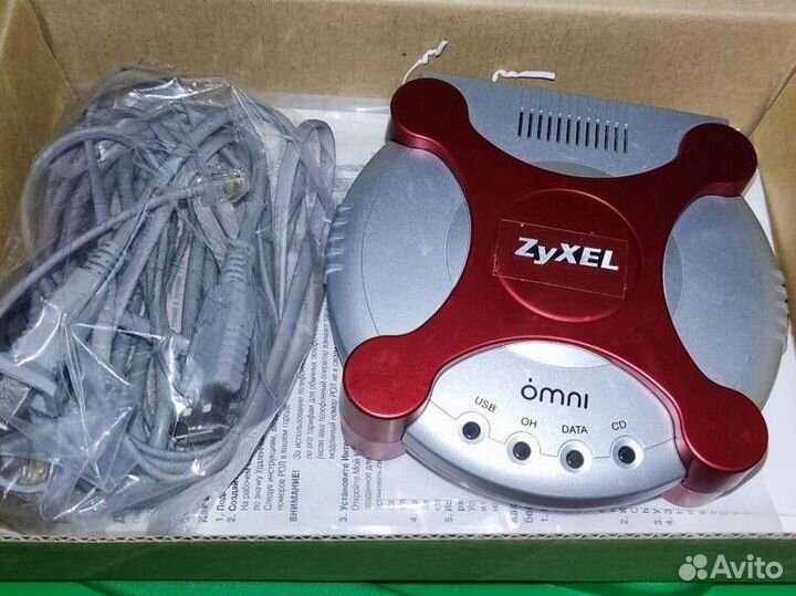 Модем Zyxel Omni 56k Usb plus EE