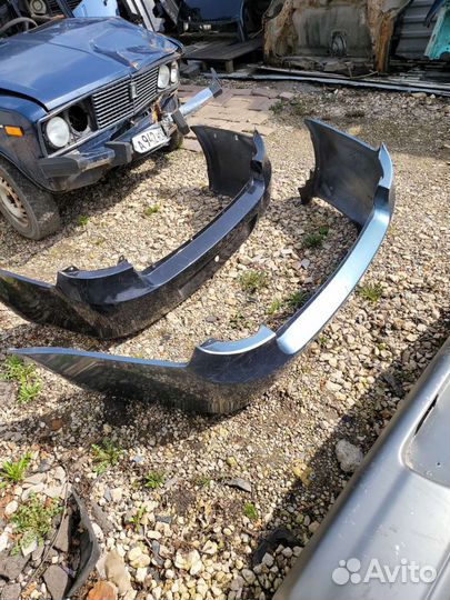Задний бампер на лада 2190