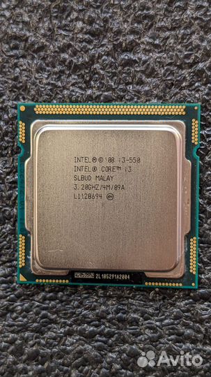 Процессор CPU Intel Core i3 550 Socket LGA1156