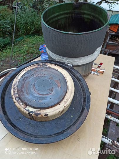 Аламбик вискарный 25л с узлом отбора по пару и жид