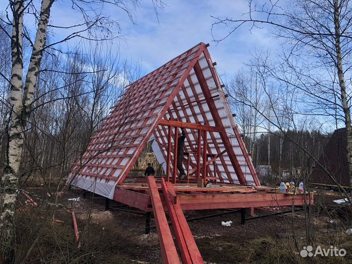 Бригада строителей из Белорусии
