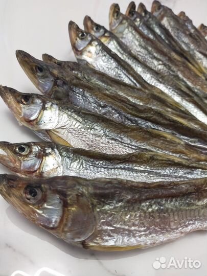 Корюшка вяленая с икрой