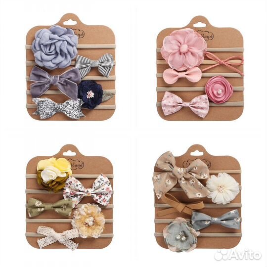 Ободочки (Повязка) на голову для девочки с цветами