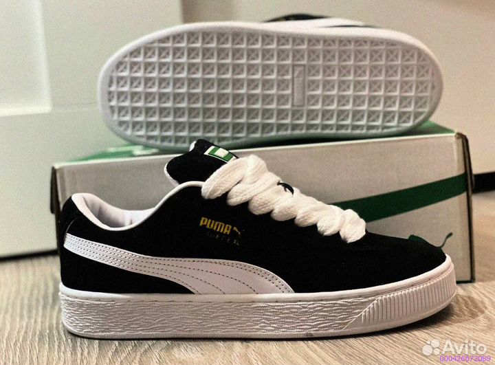 Кроссовки мужские Puma Suede XL “Black White “