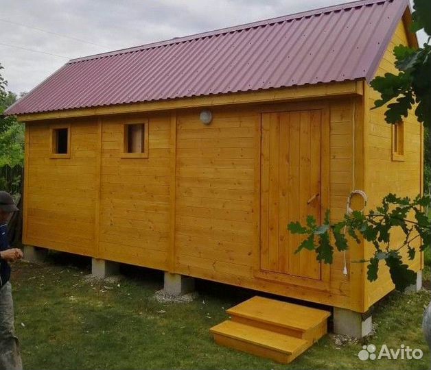 Баня каркасная
