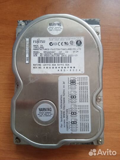 Жесткий диск Fujitsu