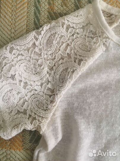 Блузка для девочки хлопок, размер 134