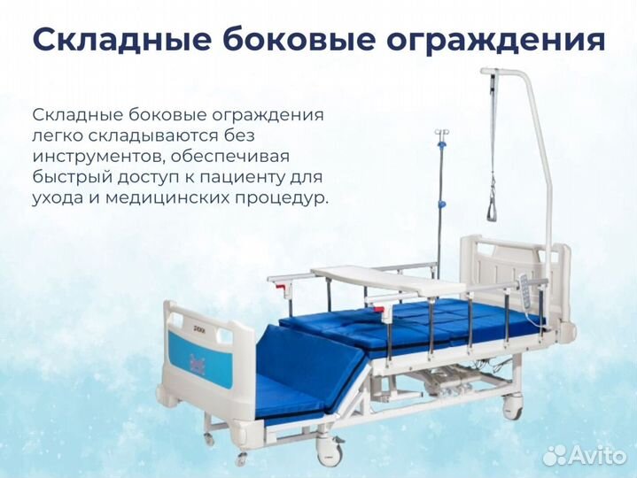 Медицинская кровать функциональная