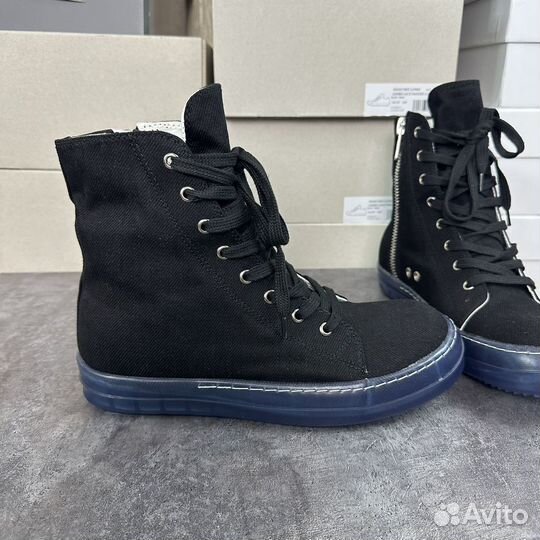 Rick Owens Drkshdw Vegan Ramones black